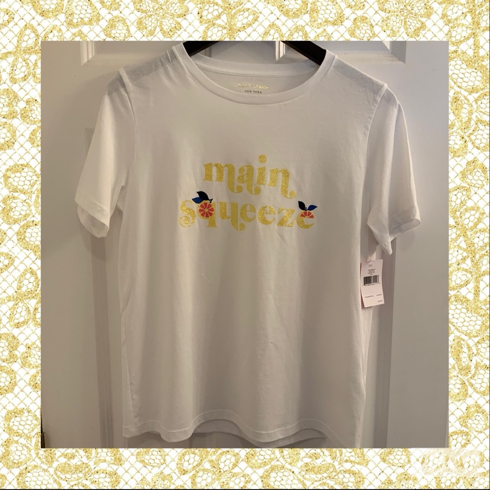Kate Spade Main Squeeze Tee - NWT - Small